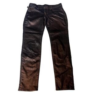 Rock and Republic Cashmere Brown Sparkly Vintage Jeans Size 12